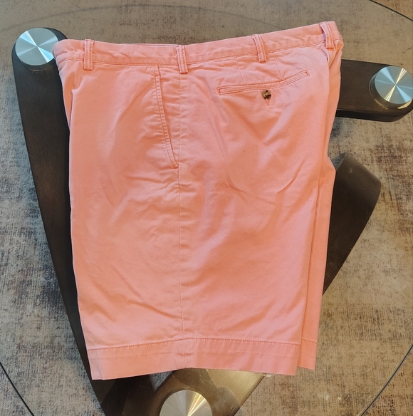 Men's Light Pink Polo  Shorts - Picture 5 of 6
